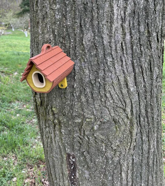 Mẫu in 3D Nhà Chim (Birdhouse) xinh xắn trang trí sân vườn - Image 3