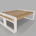 Chân kệ để bàn N°02 / Thiết kế hiện đại / In không cần support / DIY - Thumbnail 5