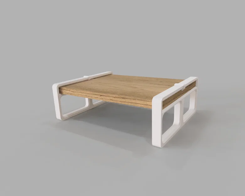 Chân kệ để bàn N°02 / Thiết kế hiện đại / In không cần support / DIY - Image 6