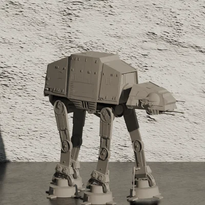 AT-AT Đi Bộ - Trang Trí Nhà Phong Cách Star Wars