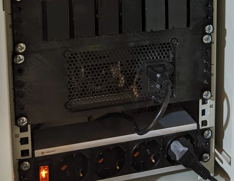 Giá đỡ PSU ATX cho rack 10 inch - Image 1