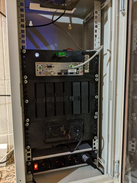 Giá đỡ PSU ATX cho rack 10 inch - Image 2