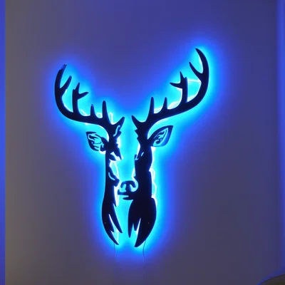 Trang trí treo tường Đầu Hươu (Deer Head Wall Decoration)