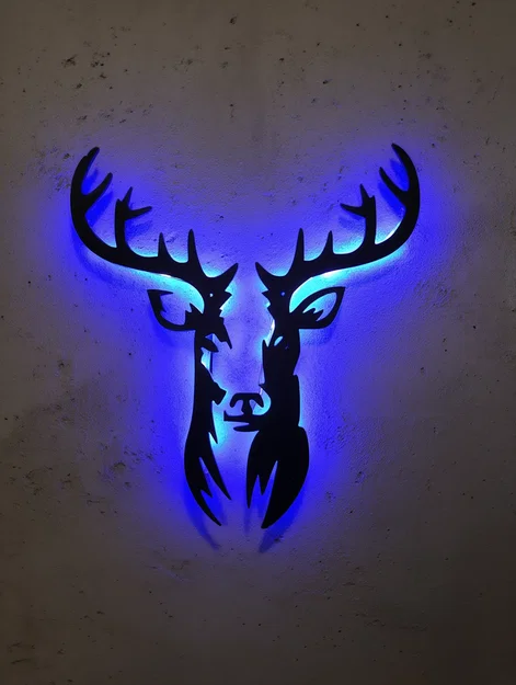 Trang trí treo tường Đầu Hươu (Deer Head Wall Decoration) - Image 2