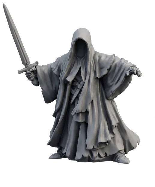 Mô hình 3D Nazgul (Witch-king) trong Lord of the Rings cực chất - Image 1