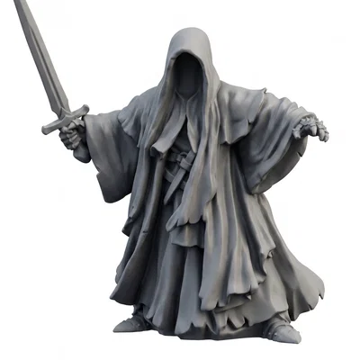 Mô hình 3D Nazgul (Witch-king) trong Lord of the Rings cực chất