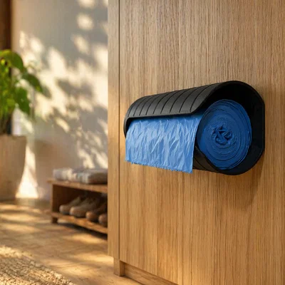 Giá treo cuộn túi rác treo tường tiện lợi - File in 3D thông minh