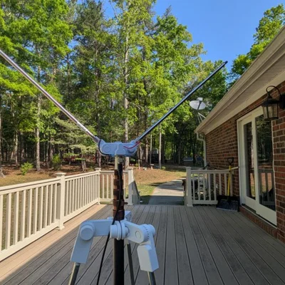 Đế Antenna Elevated V/Vertical gắn đỉnh sào (Pole Topper ACME 3/4-5)