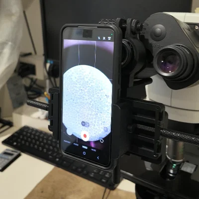 Giá đỡ điện thoại cho kính hiển vi (Microscope Phone Holder)