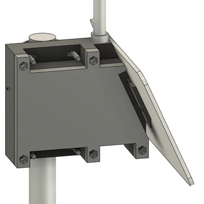LoRa Meshcore / Meshtastic Solar Repeater / Node 175mm