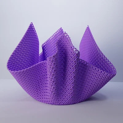 Bình hoa mô phỏng vải đan (Simulated Knit Vase) độc đáo