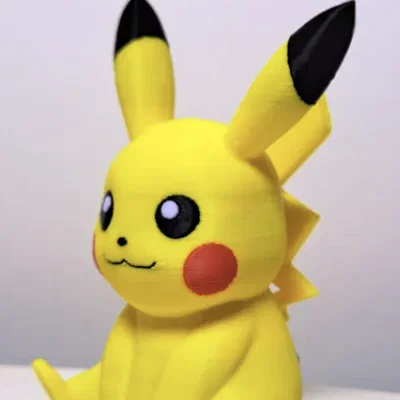Mô hình Pikachu in 3D đáng yêu cho fan Pokemon