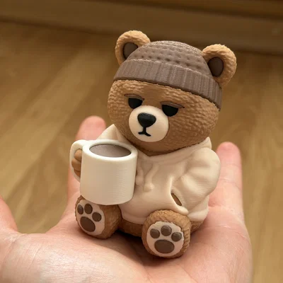 Lazy Teddybear – Gấu Teddy Lười Uống Cà Phê (Multicolor/Multipart)