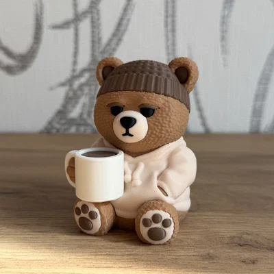 Lazy Teddybear – Gấu Teddy Lười Uống Cà Phê (Multicolor/Multipart)