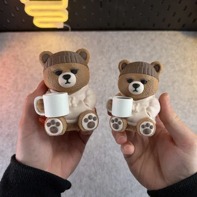 Lazy Teddybear – Gấu Teddy Lười Uống Cà Phê (Multicolor/Multipart)