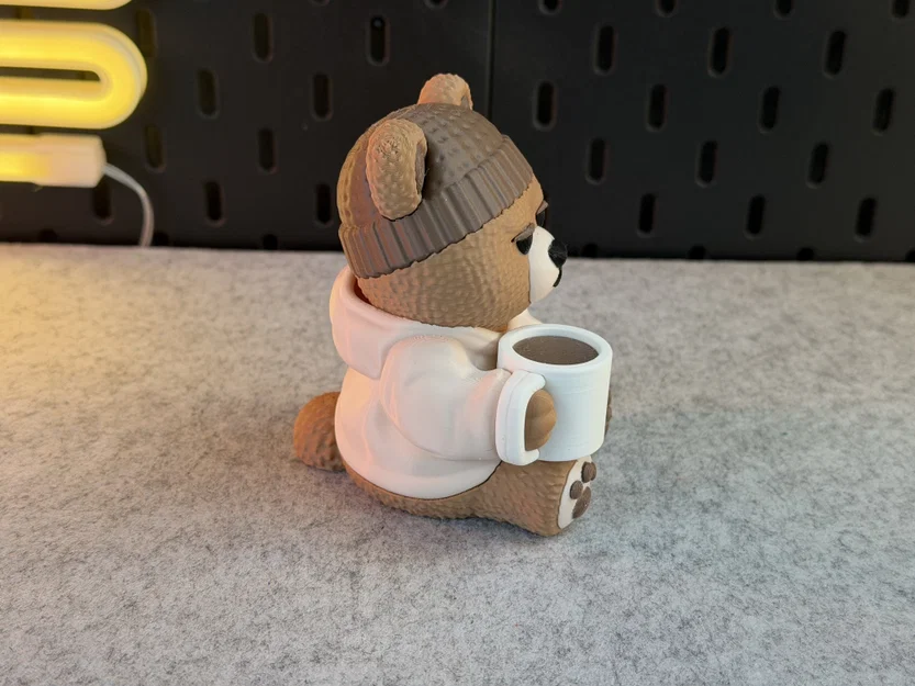 Lazy Teddybear – Gấu Teddy Lười Uống Cà Phê (Multicolor/Multipart) - Image 12