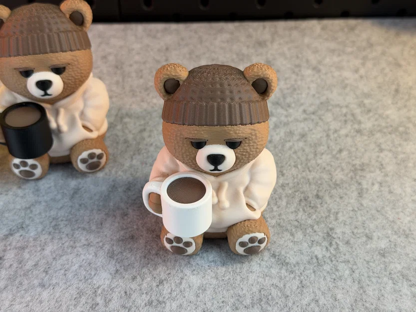 Lazy Teddybear – Gấu Teddy Lười Uống Cà Phê (Multicolor/Multipart) - Image 15