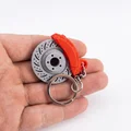Móc khóa đĩa phanh xoay phiên bản V2 - Phụ kiện in 3D độc đáo - Thumbnail 1
