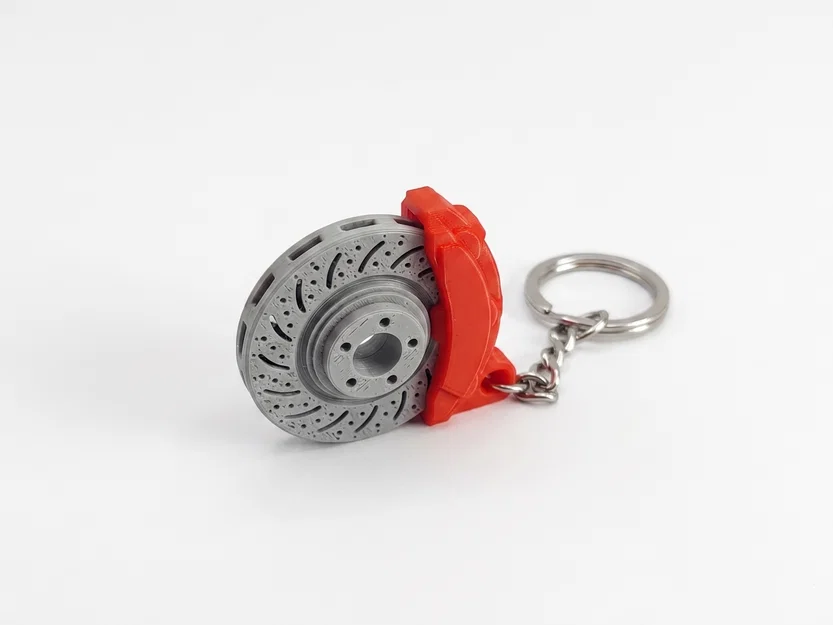 Móc khóa đĩa phanh xoay phiên bản V2 - Phụ kiện in 3D độc đáo - Image 2