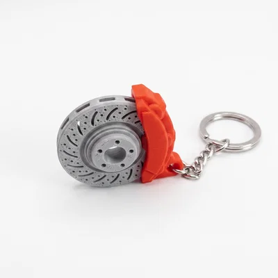 Móc khóa đĩa phanh xoay phiên bản V2 - Phụ kiện in 3D độc đáo