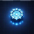 Cooler Master Elite Liquid: Nắp che pump custom (Iron Man Arc Reactor) - Thumbnail 1