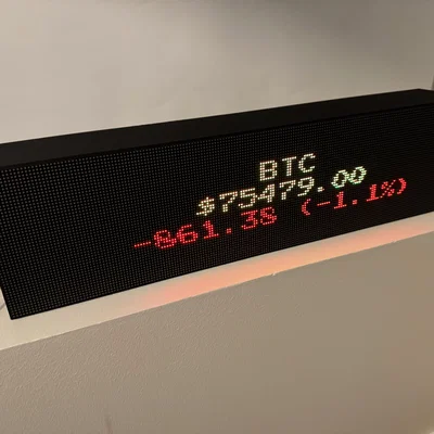 Vỏ LED Matrix cho 1, 2 hoặc 3 panel Waveshare LED Matrix