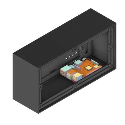 Vỏ LED Matrix cho 1, 2 hoặc 3 panel Waveshare LED Matrix