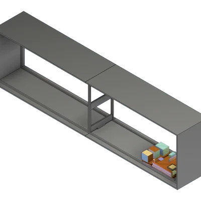 Vỏ LED Matrix cho 1, 2 hoặc 3 panel Waveshare LED Matrix