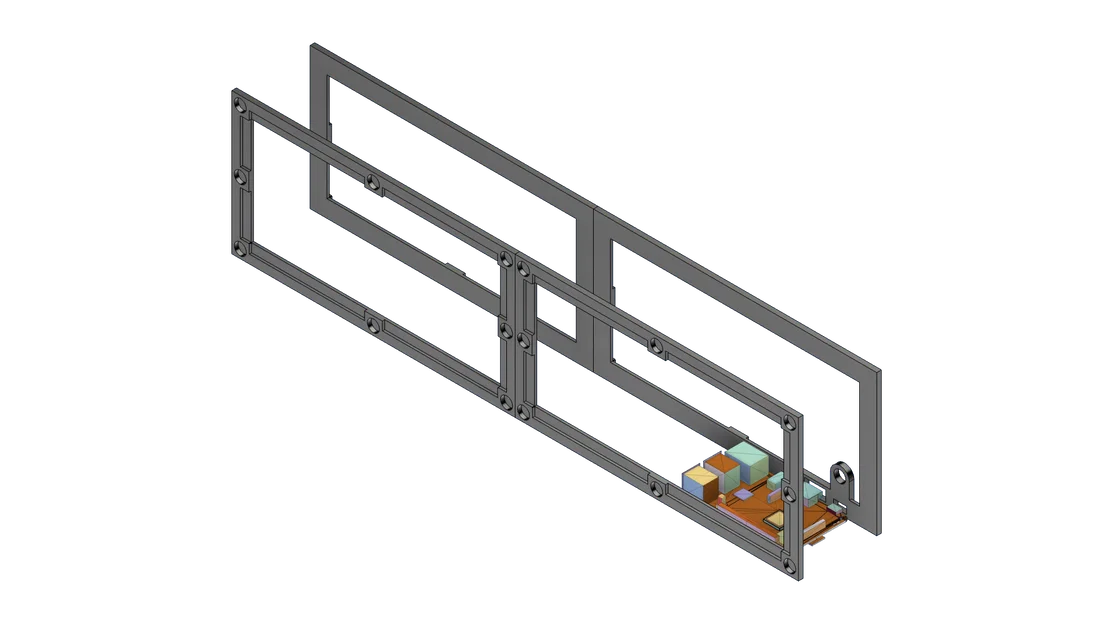 Vỏ LED Matrix cho 1, 2 hoặc 3 panel Waveshare LED Matrix - Image 5
