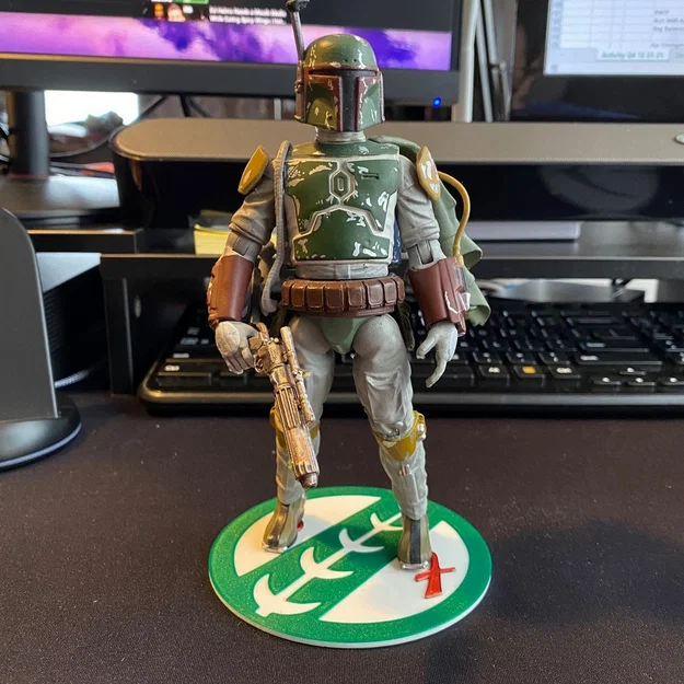 Đế Lót Ly và Chân Đế Trưng Bày Mô Hình Star Wars (Boba Fett & Mandalorian) - Image 3