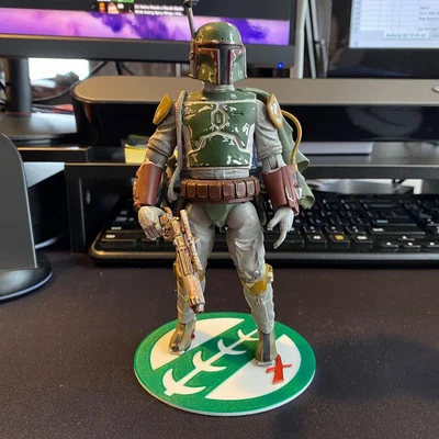 Đế Lót Ly và Chân Đế Trưng Bày Mô Hình Star Wars (Boba Fett & Mandalorian)