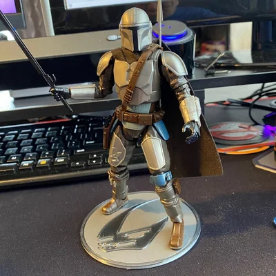 Đế Lót Ly và Chân Đế Trưng Bày Mô Hình Star Wars (Boba Fett & Mandalorian)