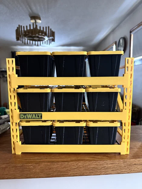 Bản replica 1:1 Home Depot/Lowes HDX Teeny Tiny Storage Tote xếp chồng/lồng - Image 1