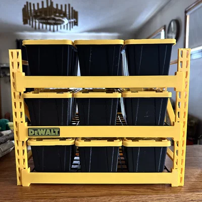 Bản replica 1:1 Home Depot/Lowes HDX Teeny Tiny Storage Tote xếp chồng/lồng