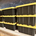 Bản replica 1:1 Home Depot/Lowes HDX Teeny Tiny Storage Tote xếp chồng/lồng - Thumbnail 2