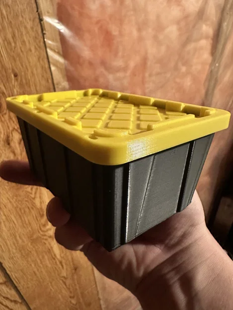 Bản replica 1:1 Home Depot/Lowes HDX Teeny Tiny Storage Tote xếp chồng/lồng - Image 5