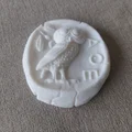 Đồng xu Tetradrachma Cú Athena có hốc nam châm hoặc móc khóa - Thumbnail 2