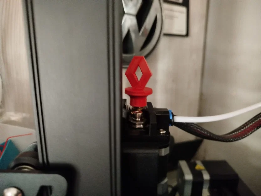 Núm vặn Extruder phong cách logo Renault cho Ender 3 V2 Neo - Image 2