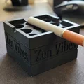 Gạt tàn kèm dụng cụ dập tắt (Ashtray w/Snuffer) - Thumbnail 1