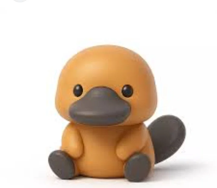 Mô hình 3D thú mỏ vịt (Platypus) dễ thương trang trí bàn làm việc - Image 1