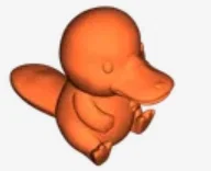 Mô hình 3D thú mỏ vịt (Platypus) dễ thương trang trí bàn làm việc - Image 2