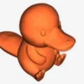 Mô hình 3D thú mỏ vịt (Platypus) dễ thương trang trí bàn làm việc - Thumbnail 2