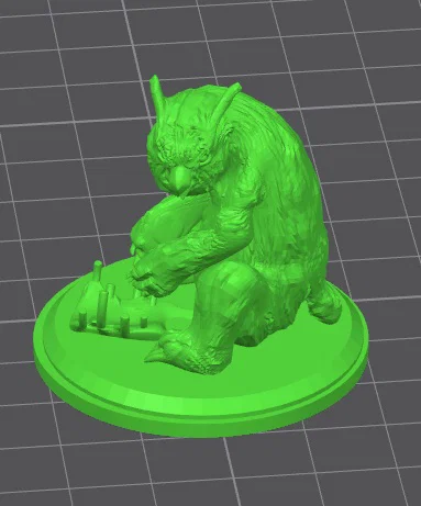 Đế mô hình Owlbear cải tiến: Giải pháp chống bong tróc khi in 3D - Image 2