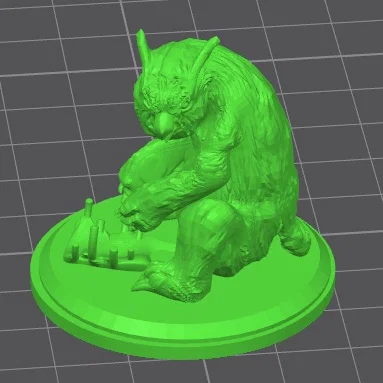 Đế mô hình Owlbear cải tiến: Giải pháp chống bong tróc khi in 3D