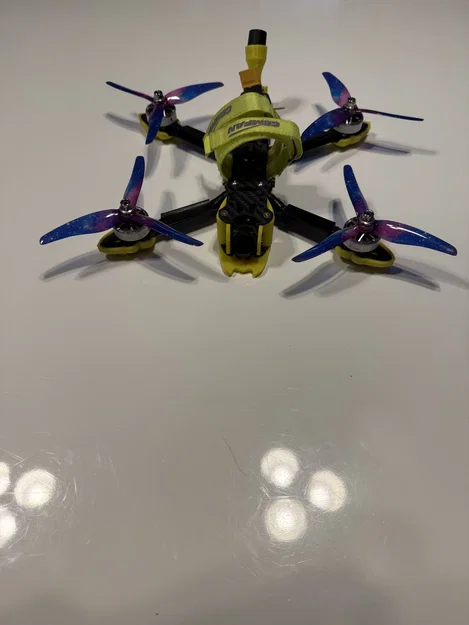 Bộ Giáp Bảo Vệ 3D Cho FPV Mark 4 5 inch (DJI O3, GPS, ELRS) - Image 2