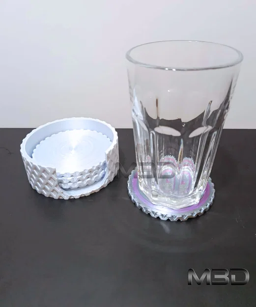 Bộ Coaster Cơ Bản kèm Holder (Basic Coaster Set with Holder) - Image 1