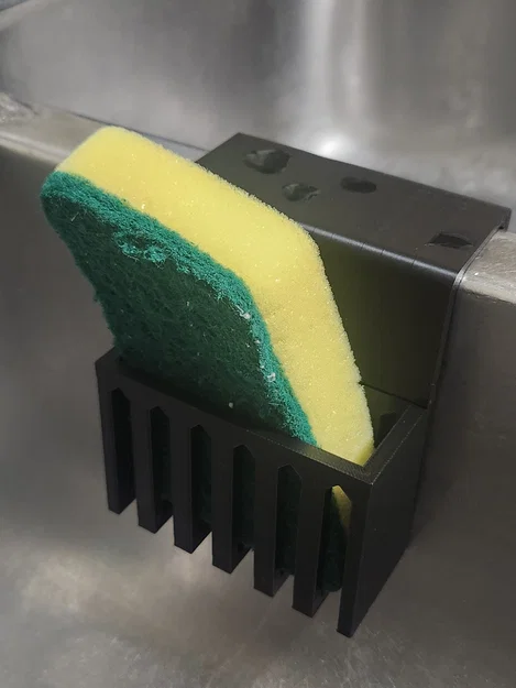 Giá để Sponge có lỗ thoát nước gắn vách ngăn bồn rửa - Image 1
