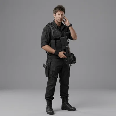 Mô hình 3D Đại tá John Sheppard (Joe Flanigan) - Stargate SG-1