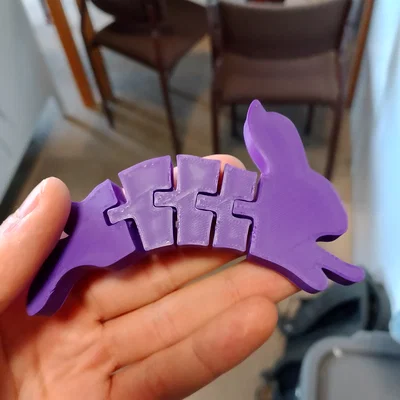 Mô hình chú thỏ lắp ráp 3D (Simple Bunny Design) siêu dễ thương