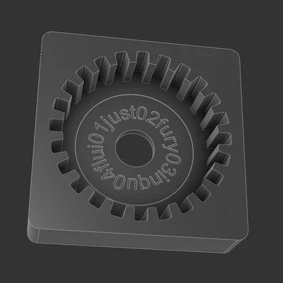 Jig dập Seed Phrase lên washer (Seed Phrase Stamping Jig)